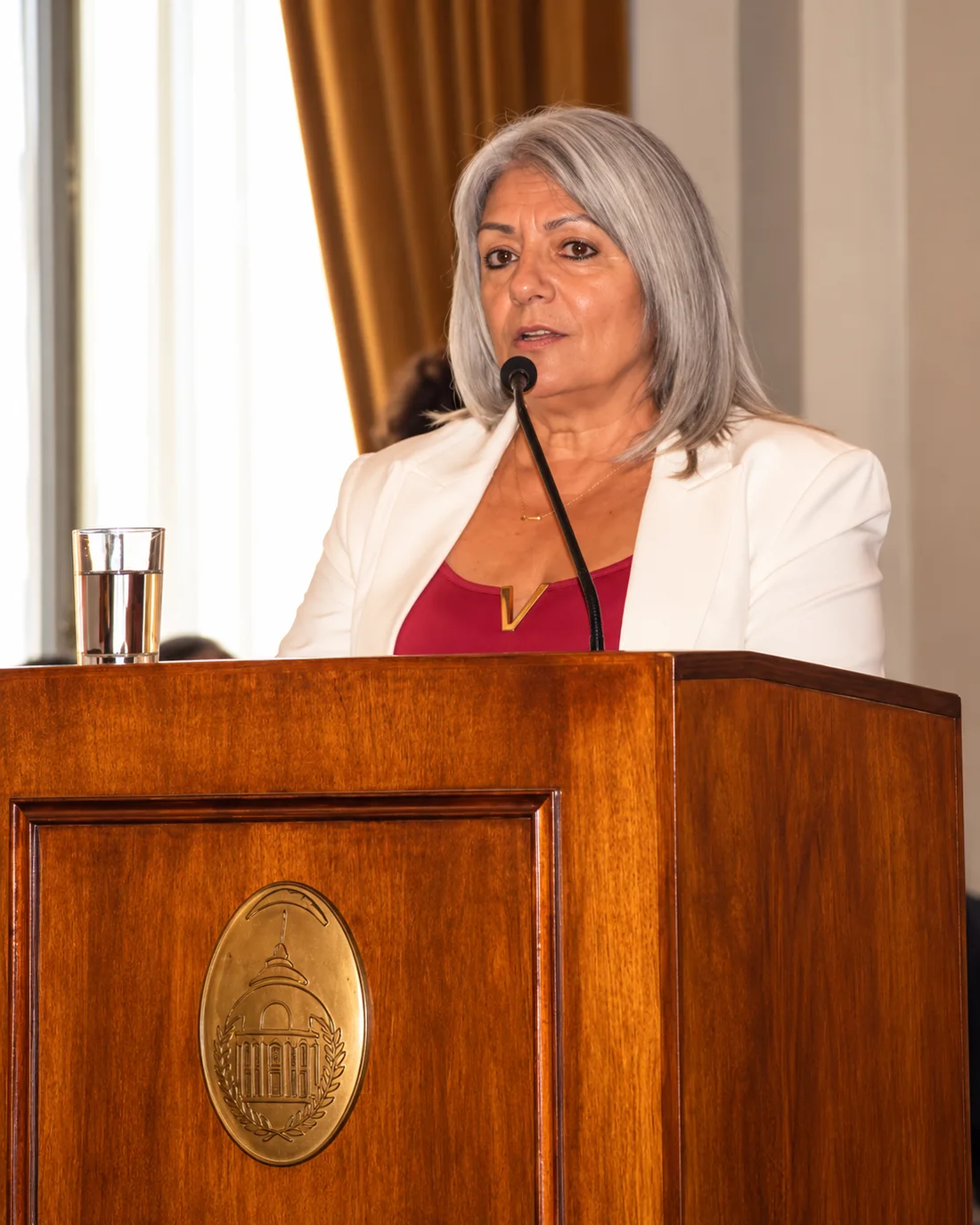 Silvia Pascual como speaker